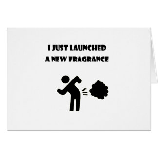 Jag lanserade precis en ny doft hälsningskort