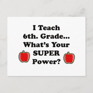 Jag lär 6e. Klass Vykort