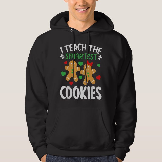 Jag lär de smartaste kakorna hoodie (Framsida)