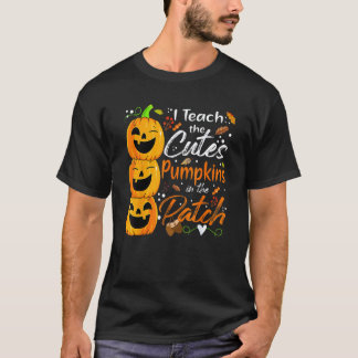 Jag lär de söta pumporna The Patch söta halloween T Shirt