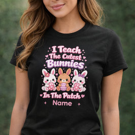 Jag lär de sötaste kaninerna i lappen t shirt
