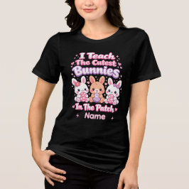 Jag lär de sötaste kaninerna i lappen t shirt