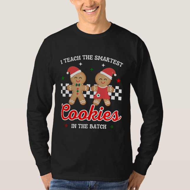 Jag lär dig den smartaste Cookies-skjortan, julkla T Shirt (Framsida)