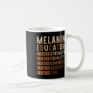 Jag lär kärlek Svarta historiemånaden Afroamerikan Kaffemugg