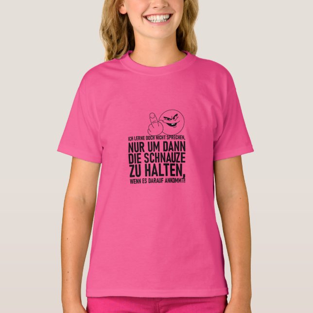 JAG LÄR MIG ÄNDÅ INTE ATT TALA T SHIRT (Framsida)