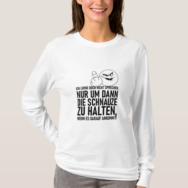 JAG LÄR MIG ÄNDÅ INTE TALA T SHIRT (Framsida)