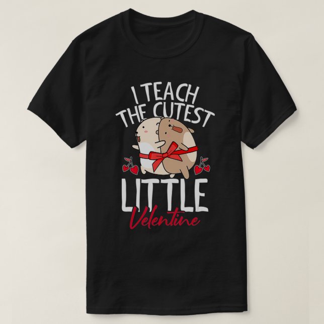 Jag lär mig Cutest Little Valentines day Cute VDay T Shirt (Design framsida)