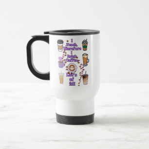 Jag lär mig därför att dricka kaffe resemugg