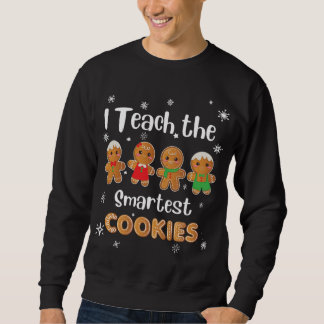 Jag lär mig de smartaste kakorna PreK Teacher Chri Lång Ärmad Tröja