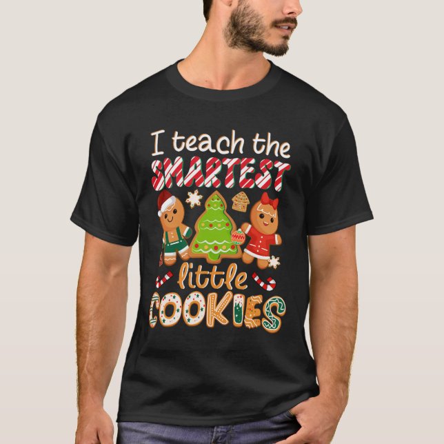 Jag lär mig den smartaste lilla cookies Teacher Kr T Shirt (Framsida)