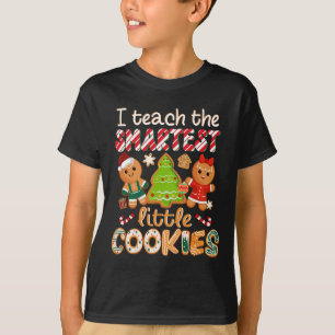 Jag lär mig den smartaste lilla cookies Teacher Kr T Shirt
