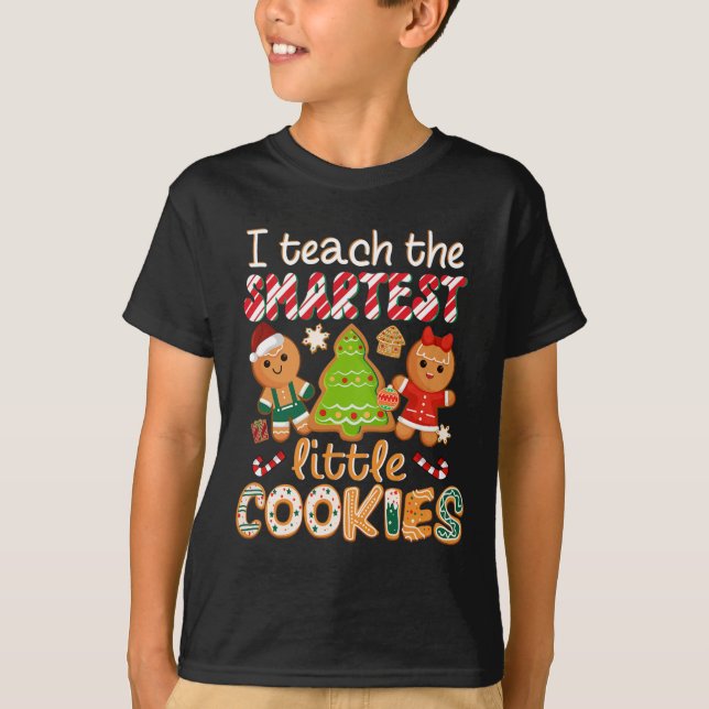 Jag lär mig den smartaste lilla cookies Teacher Kr T Shirt (Framsida)