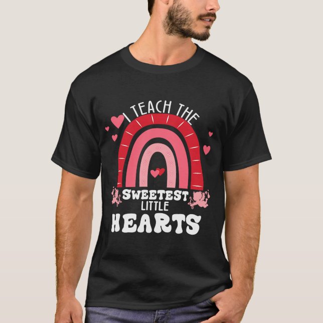 Jag lär mig den sötaste Hearts Valentines day-lära T Shirt (Framsida)