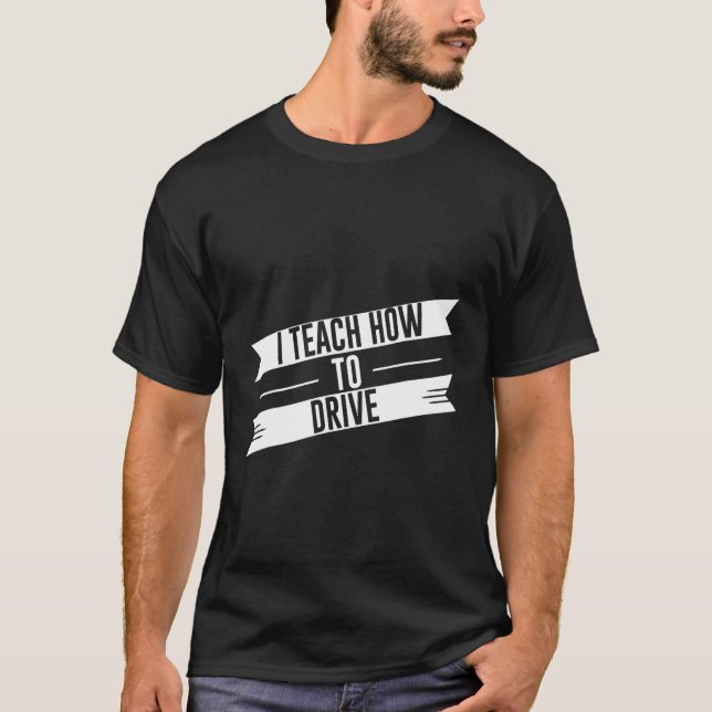 Jag lär mig hur man kör t shirt (Framsida)