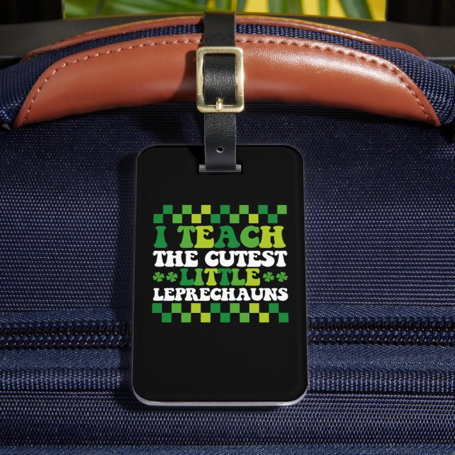 Jag lär mig Leprechaunsens närmaste lärare Bagagebricka (Framsida Insitu 2)