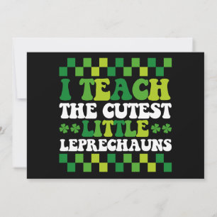 Jag lär mig Leprechaunsens närmaste lärare Inbjudningar