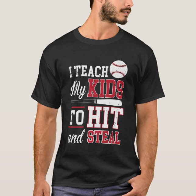 Jag lär mig Slått och stjäl T Shirt (Framsida)