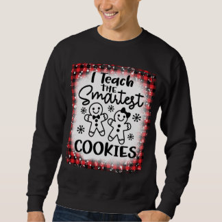 Jag lär mig Smarests Cookies Gingerbag Lärare C Lång Ärmad Tröja