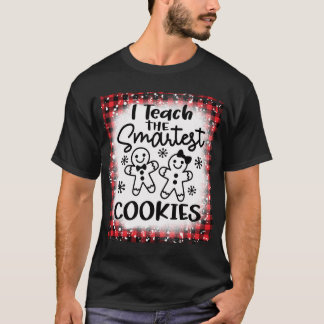Jag lär mig Smarests Cookies Gingerbag Lärare C T Shirt