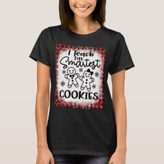Jag lär mig Smarests Cookies Gingerbag Lärare C T Shirt