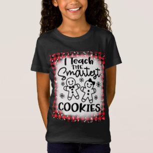 Jag lär mig Smarests Cookies Gingerbag Lärare C T Shirt