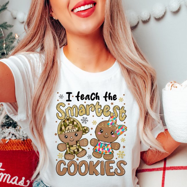 Jag lär mig Smartaste Cookies-julen T Shirt (Skapare uppladdad)