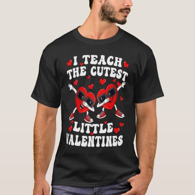 Jag lär mig Valentines day Lärare T. T Shirt (Framsida)