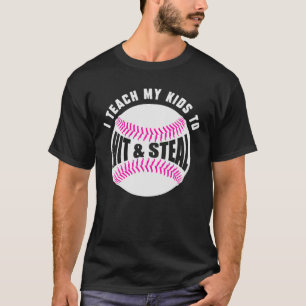 Jag lär mina barn hur man Slå basebullar T Shirt