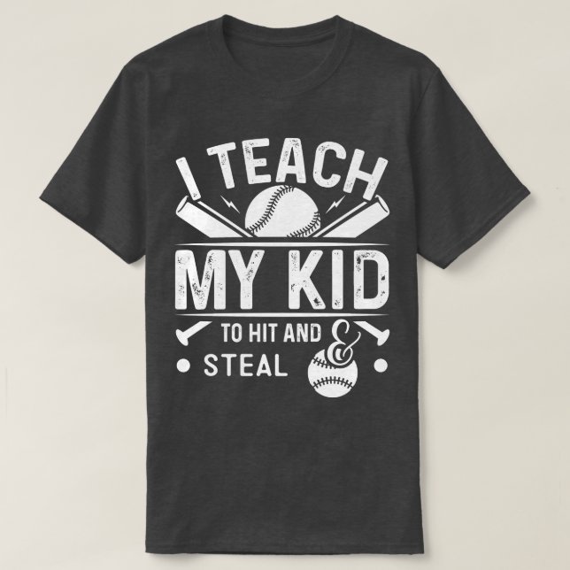 Jag lär mitt barn till Slå och stel T Shirt (Design framsida)