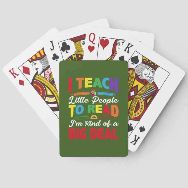 Jag lär små människor att läsa casinokort (Baksidan)