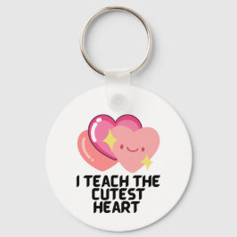 Jag lär ut de vänligaste hjärtan nyckelring