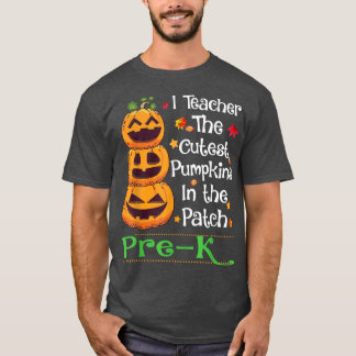 Jag lär ut den kutaste pumpkin-prek-läraren Hallow T Shirt