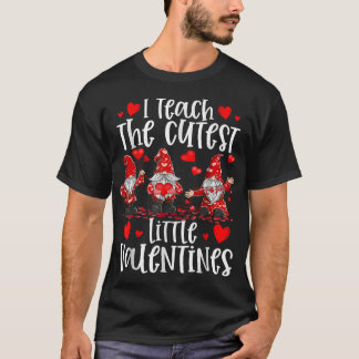 Jag lär ut det lilla lilla valentines day gnome-te t shirt