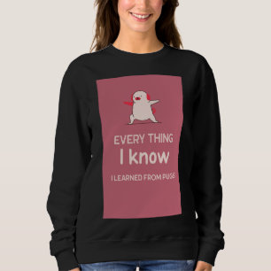 Jag lärde mig från Pugs Essential T-Shirt 537