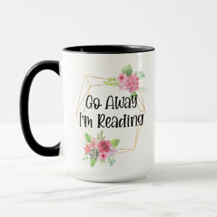 Jag läser 15 oz kaffe Mugg