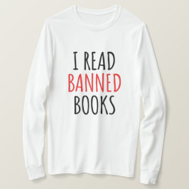 Jag läser Bannad Bokar-notering T Shirt