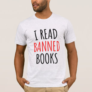 Jag läser Bannad Bokar-notering T Shirt