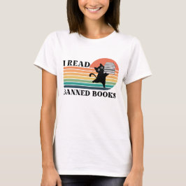 Jag läser Bannade Bokar Readers T Shirt