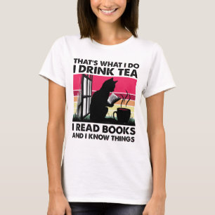 Jag läser böcker och jag vet saker t shirt