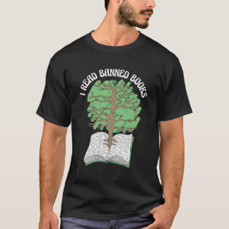 Jag läser Bokar biblioteksläsning av förbud T Shirt