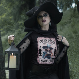 Jag läser bokar, jag känner sak halloween-läsare t shirt
