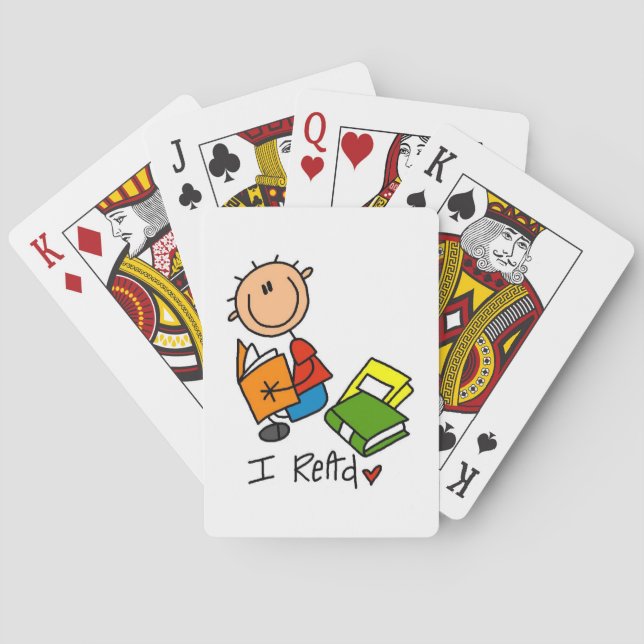 Jag läser casinokort (Baksidan)