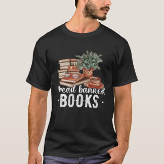 Jag läser förbjuden Bokar Bokar T Shirt
