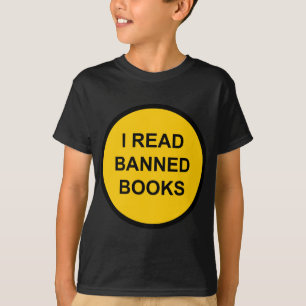 Jag läser förbjuden Bokar Tee Shirt