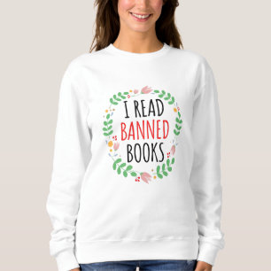 Jag läser förbjudna böcker Roligt citat T Shirt