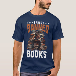 Jag läser förbjudna böcker t shirt