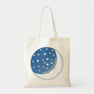 Jag läser förflutna min läggdags, den Stylized Tygkasse