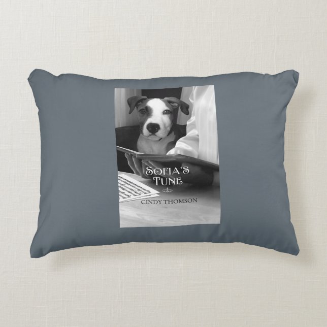 Jag läser förflutna som min läggdags kudder prydnadskudde (Framsidan)