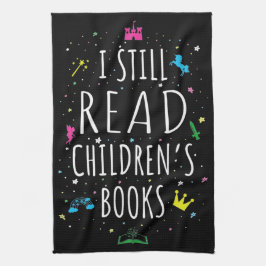 Jag läser fortfarande Barns Bokar I Kökshandduk
