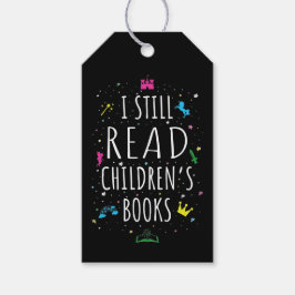 Jag läser fortfarande Barns Bokar I Presentetikett